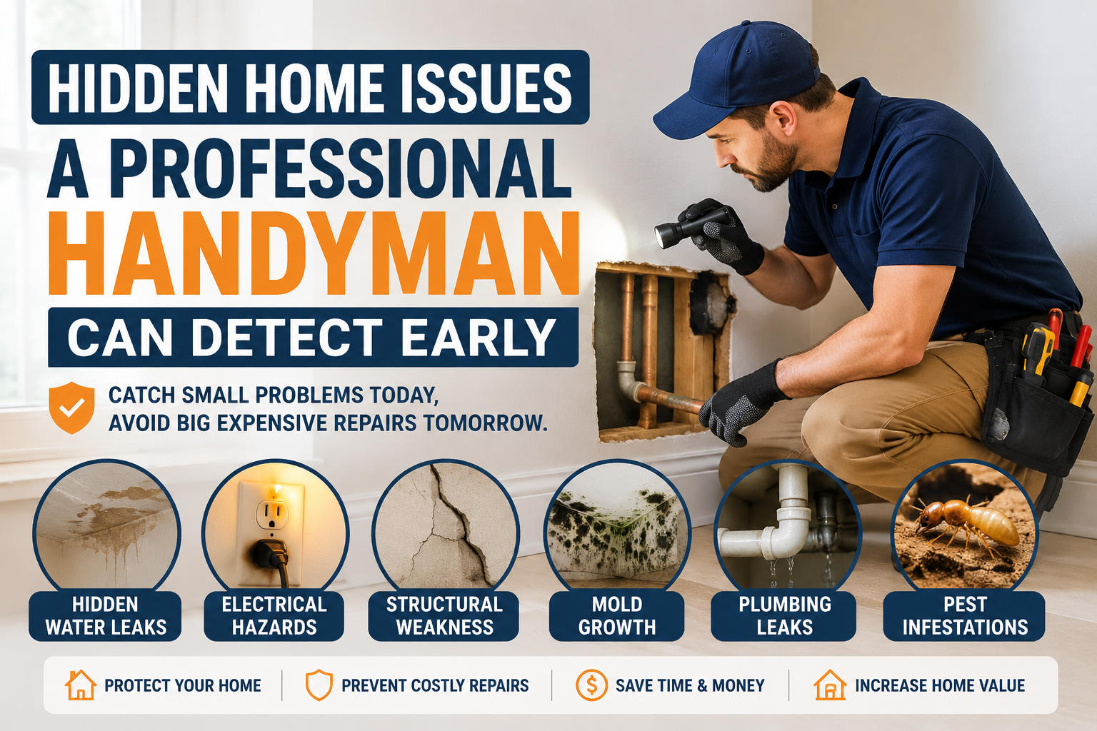 Hidden Home Problems a Handyman Can Detect Early